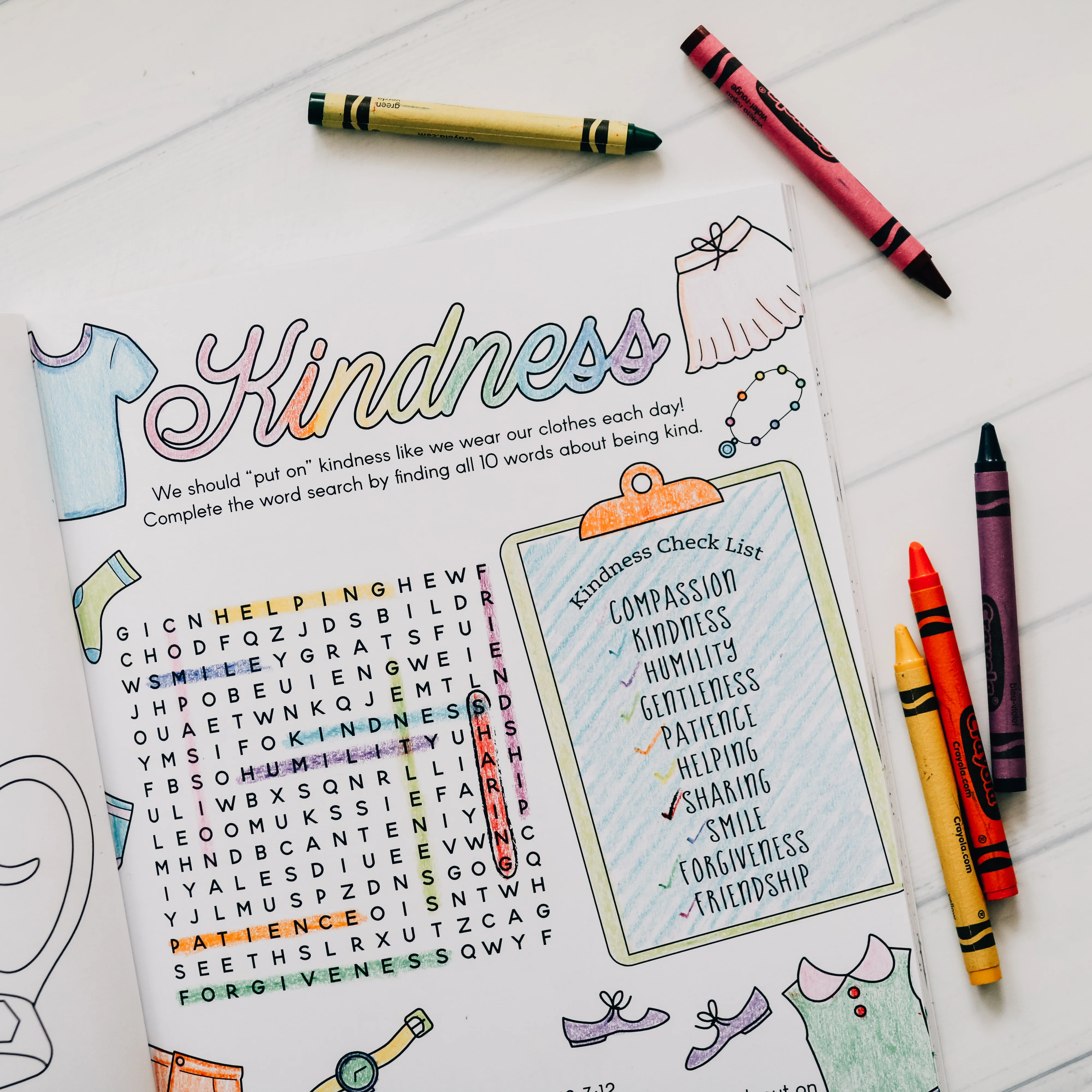 Colored With Grace - Kids Coloring Book - Image 3