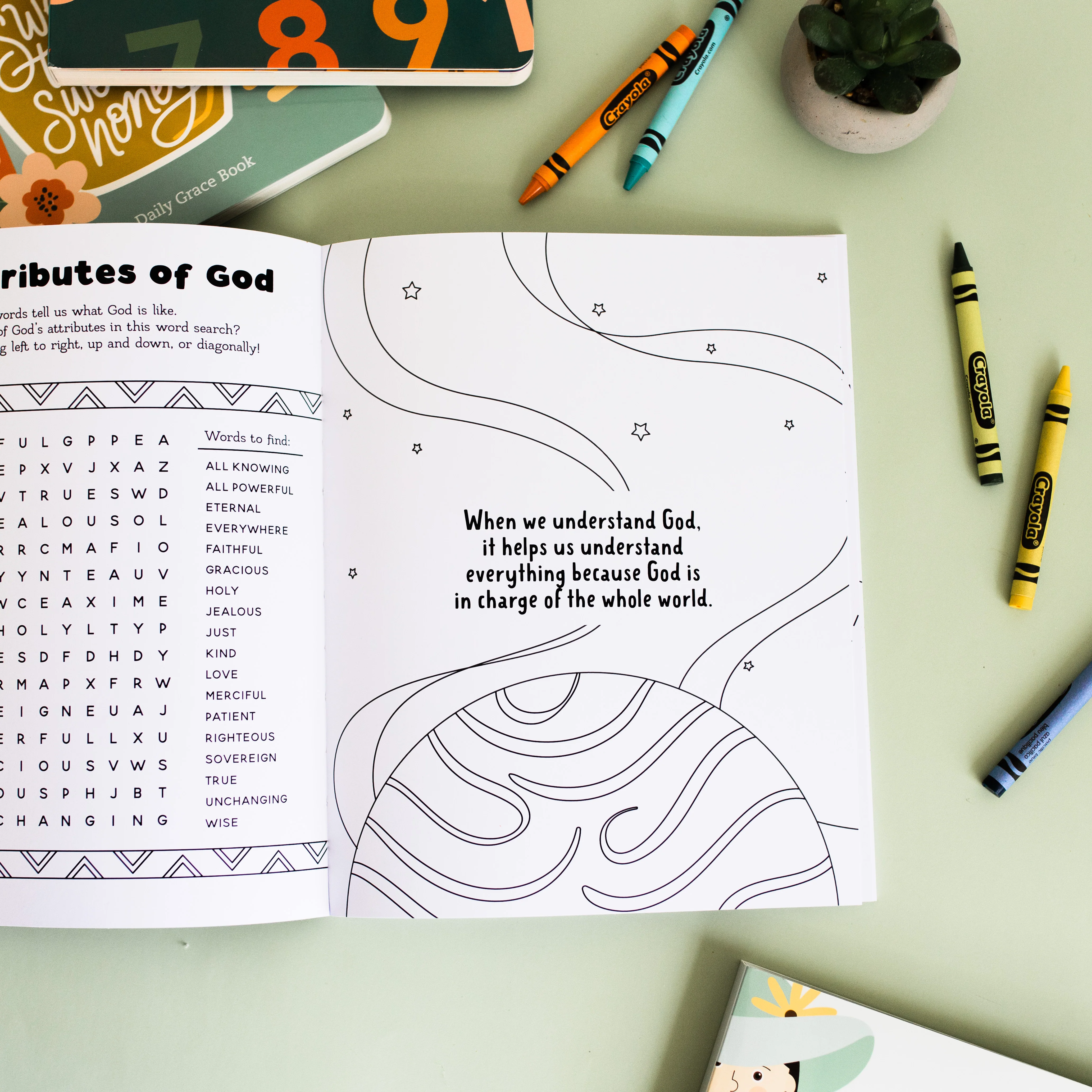 Our Great God - Kids Coloring Book - Image 2