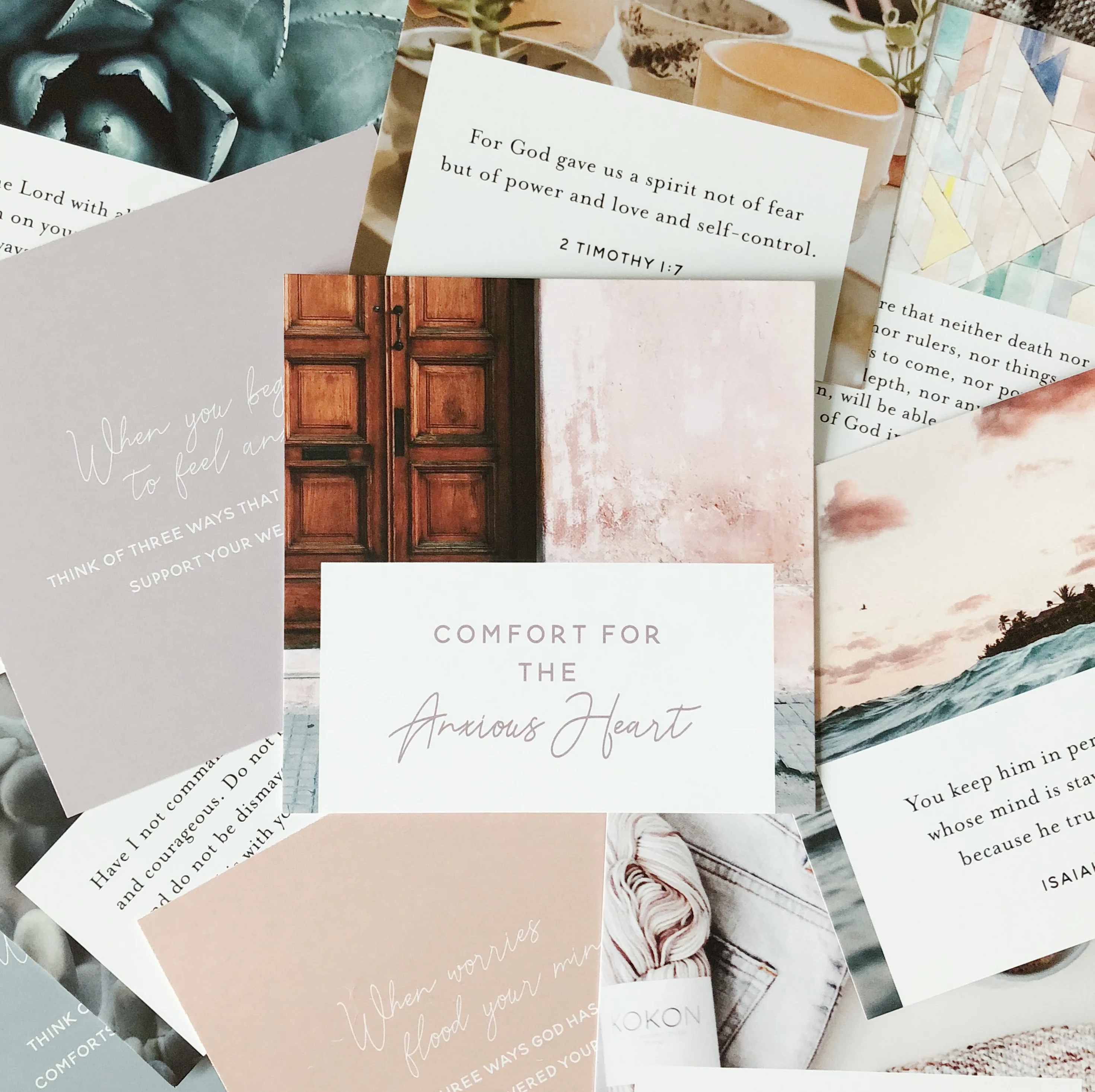Comfort for the Anxious Heart Verse Cards - Image 3