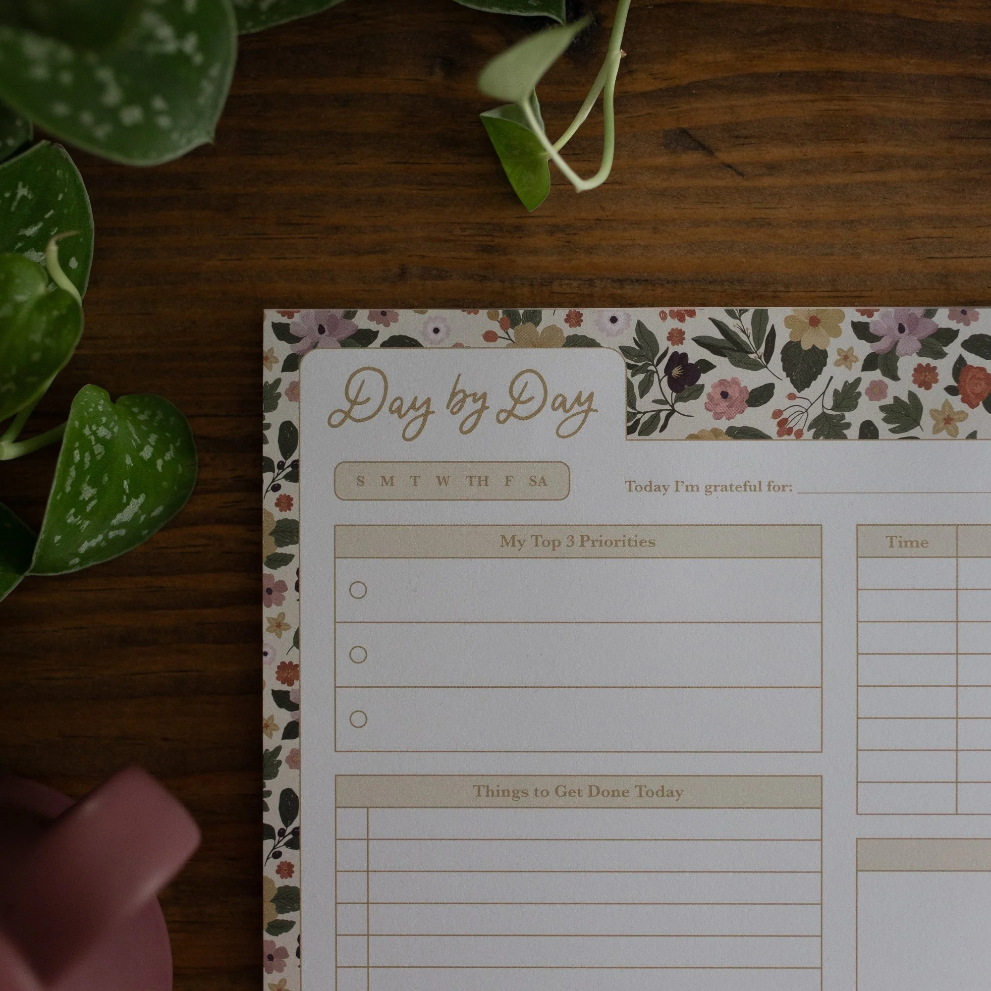 Day by Day Magnolia Floral Notepad - Image 2