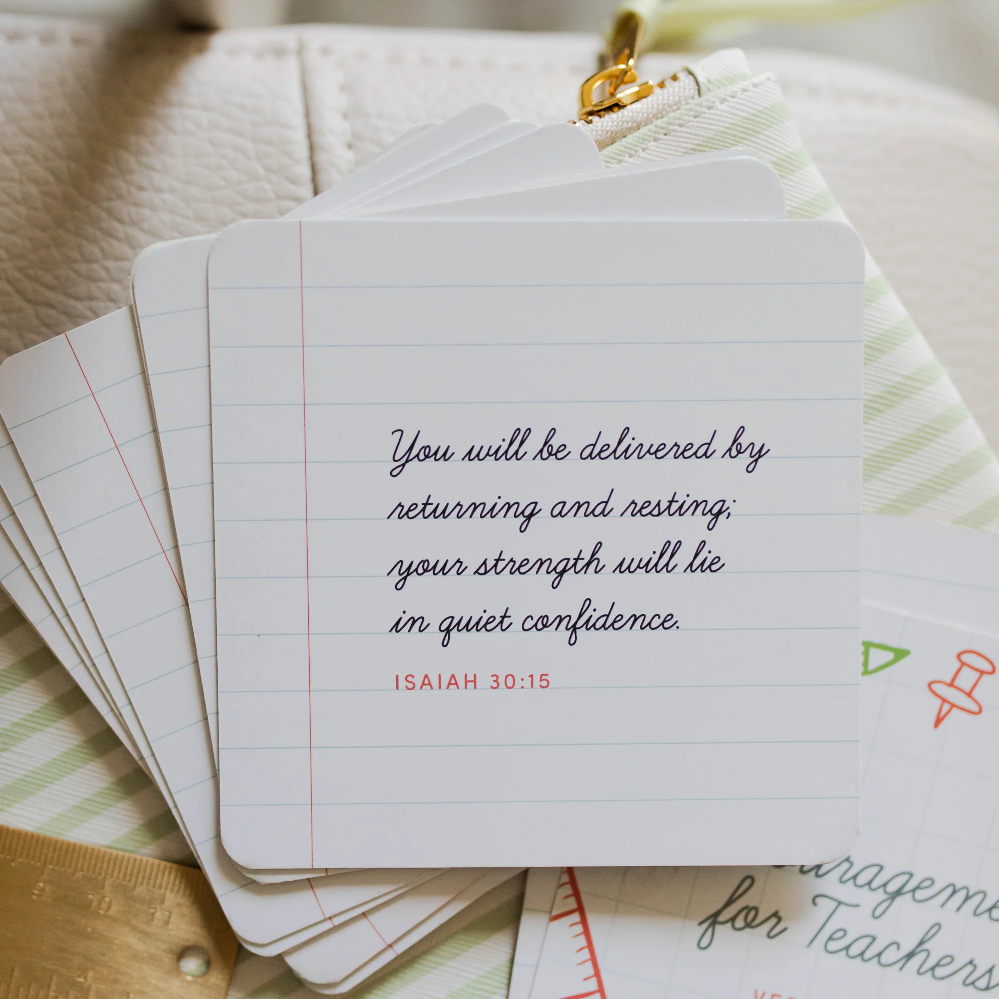 Encouragement for Teachers Verse Cards - Image 2