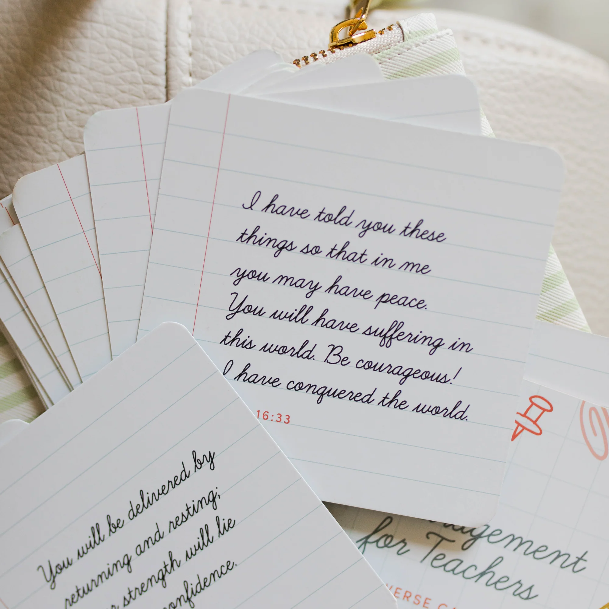 Encouragement for Teachers Verse Cards - Image 3