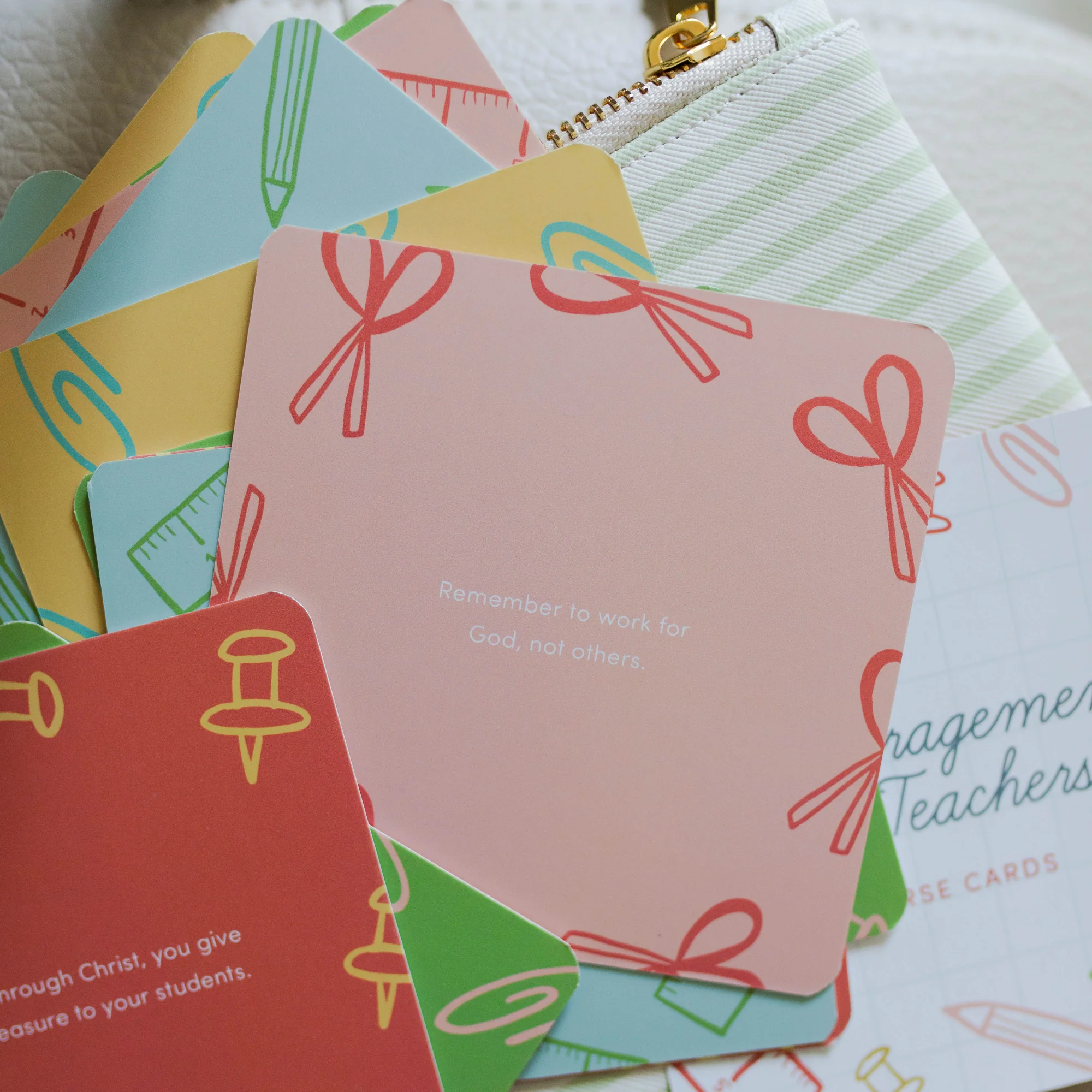 Encouragement for Teachers Verse Cards - Image 4