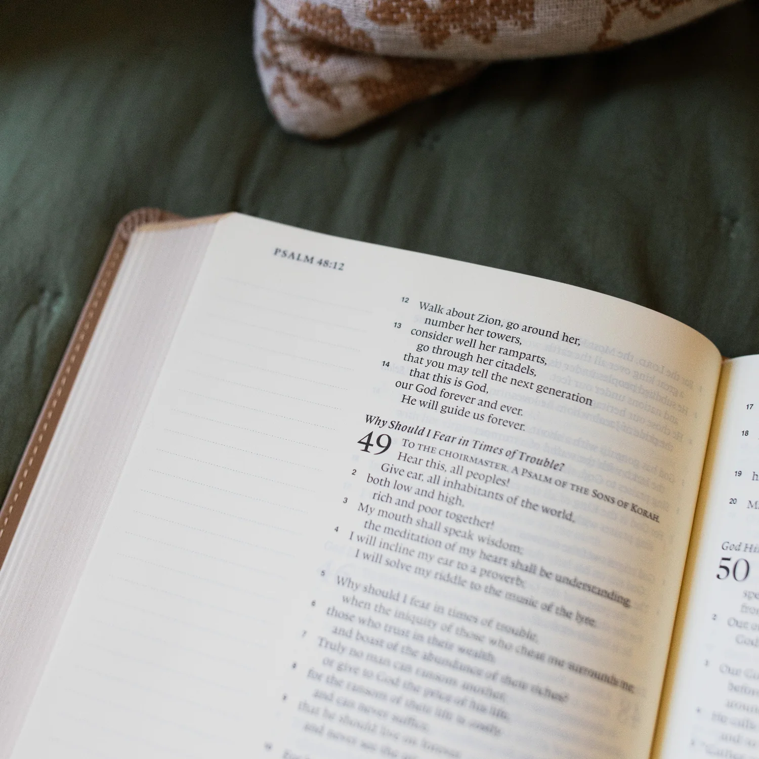 ESV Large Print Single Column Journaling Bible | Lamp and Light - Image 4