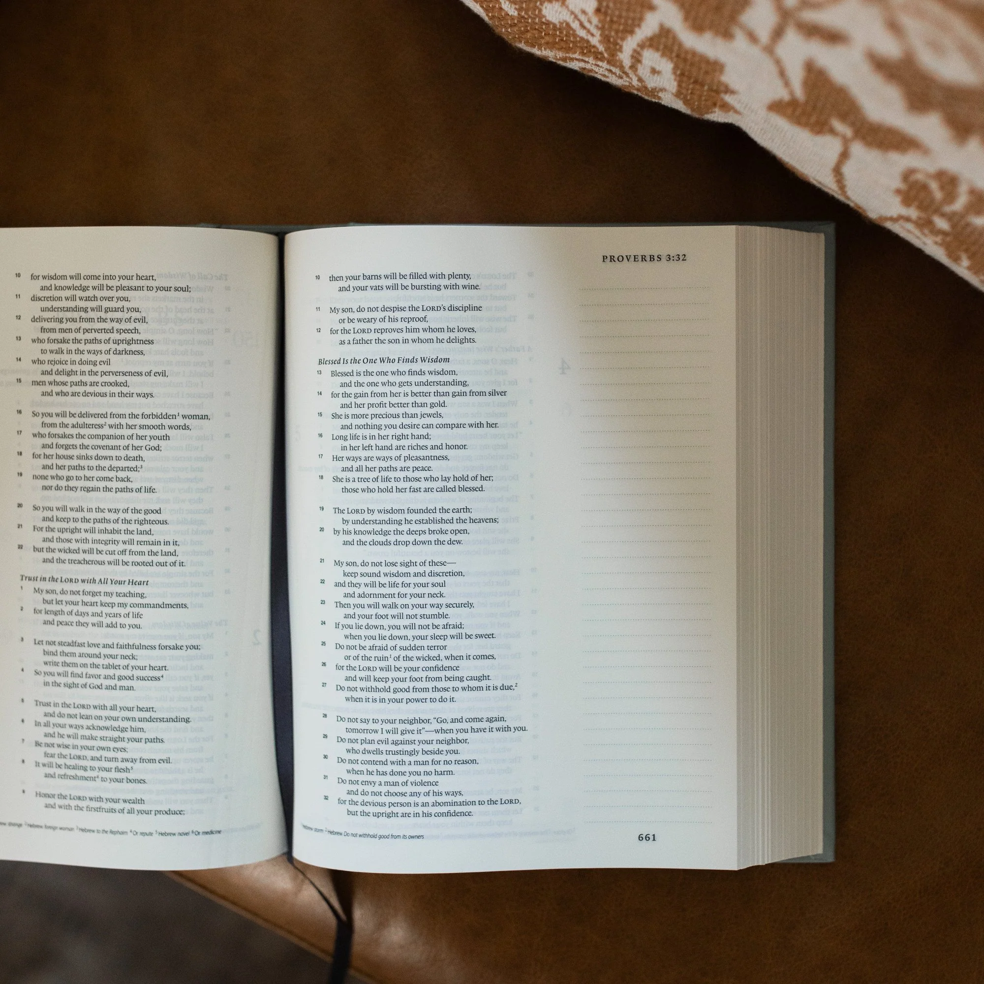ESV Single Column Journaling Bible® | Dusty Mint - Image 4