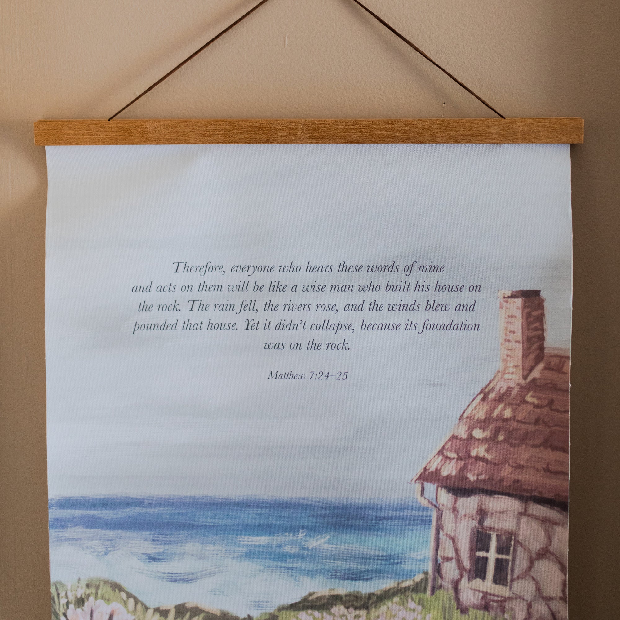Firm Foundation Hanging Canvas - Image 2