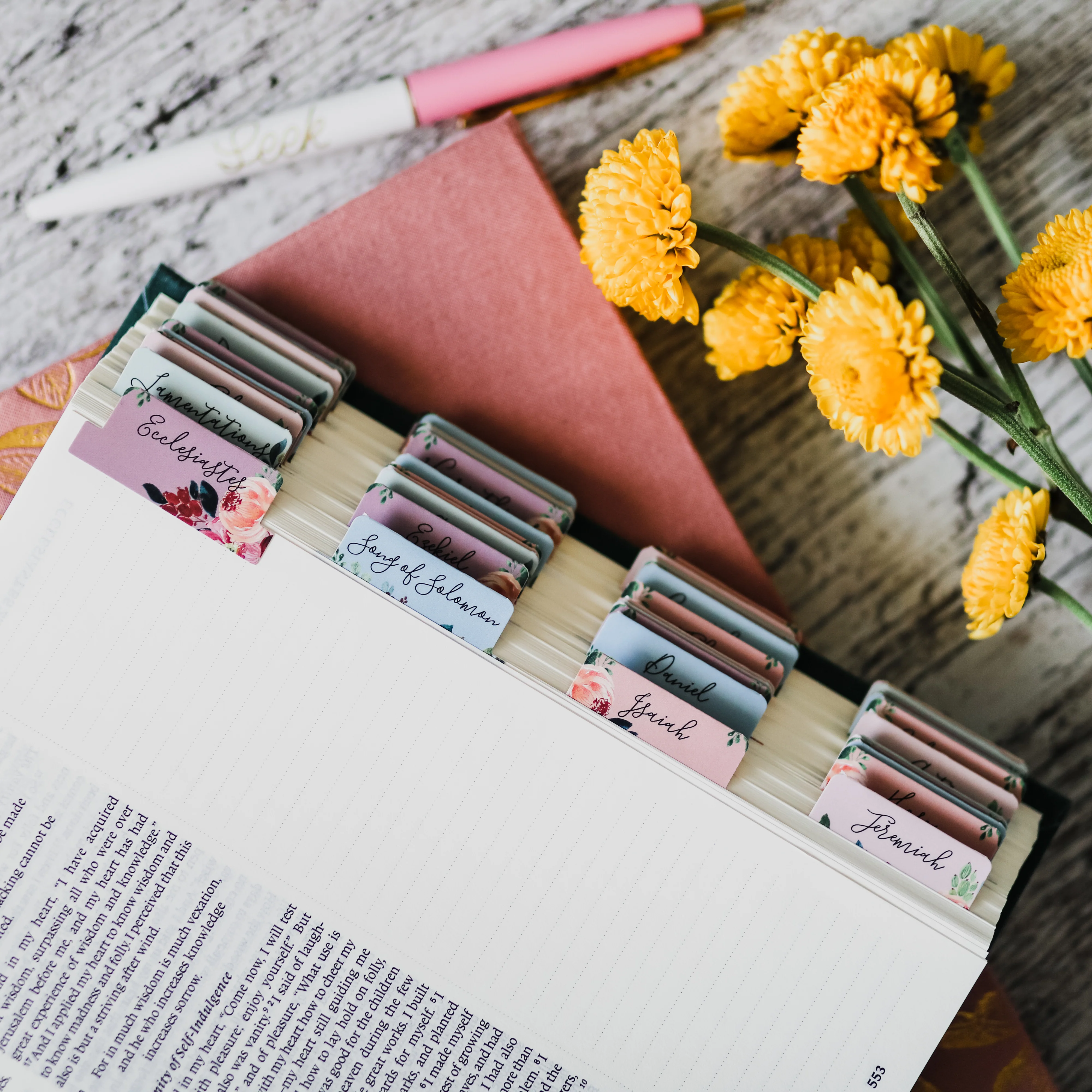 Floral Bible Tabs - Image 3