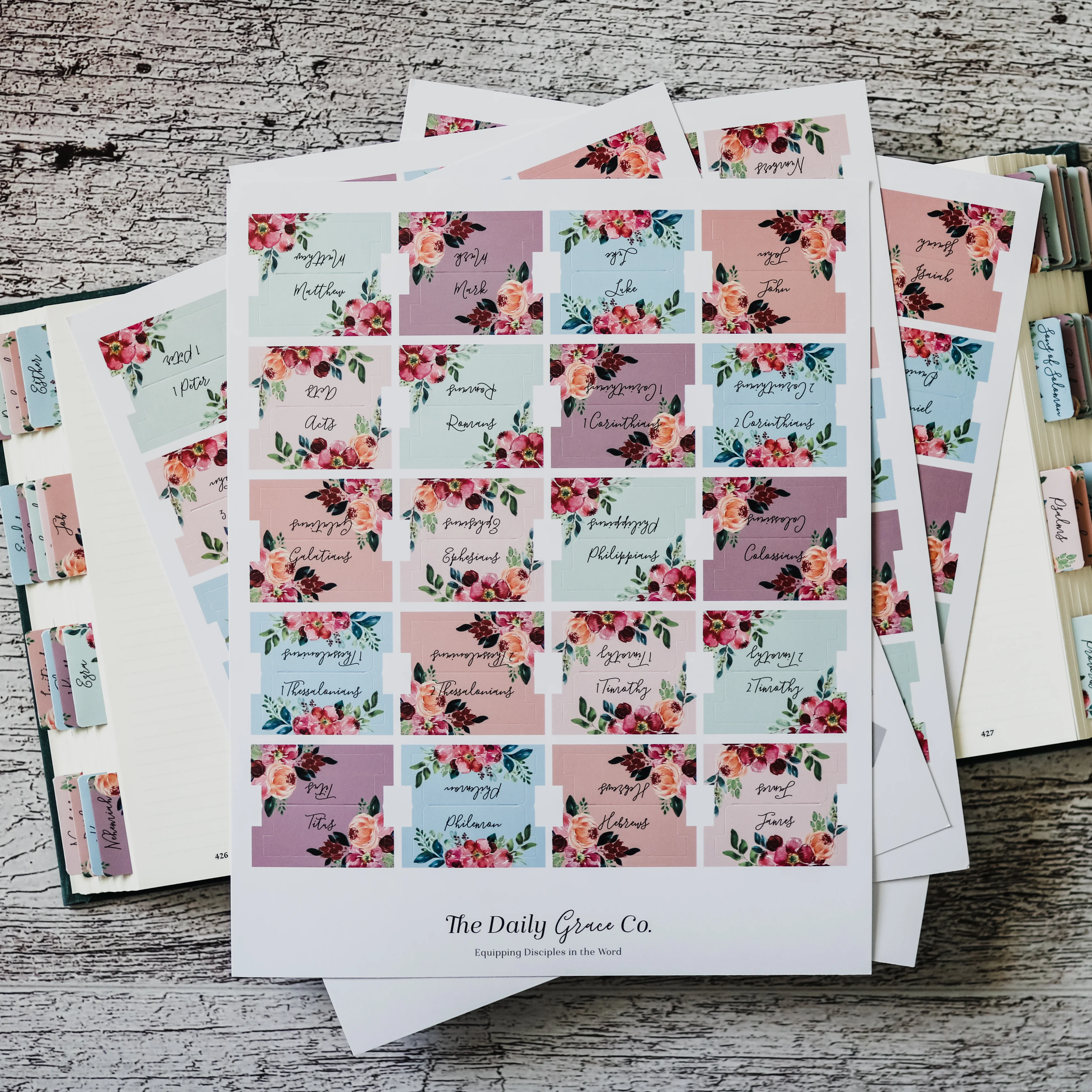 Floral Bible Tabs - Image 6