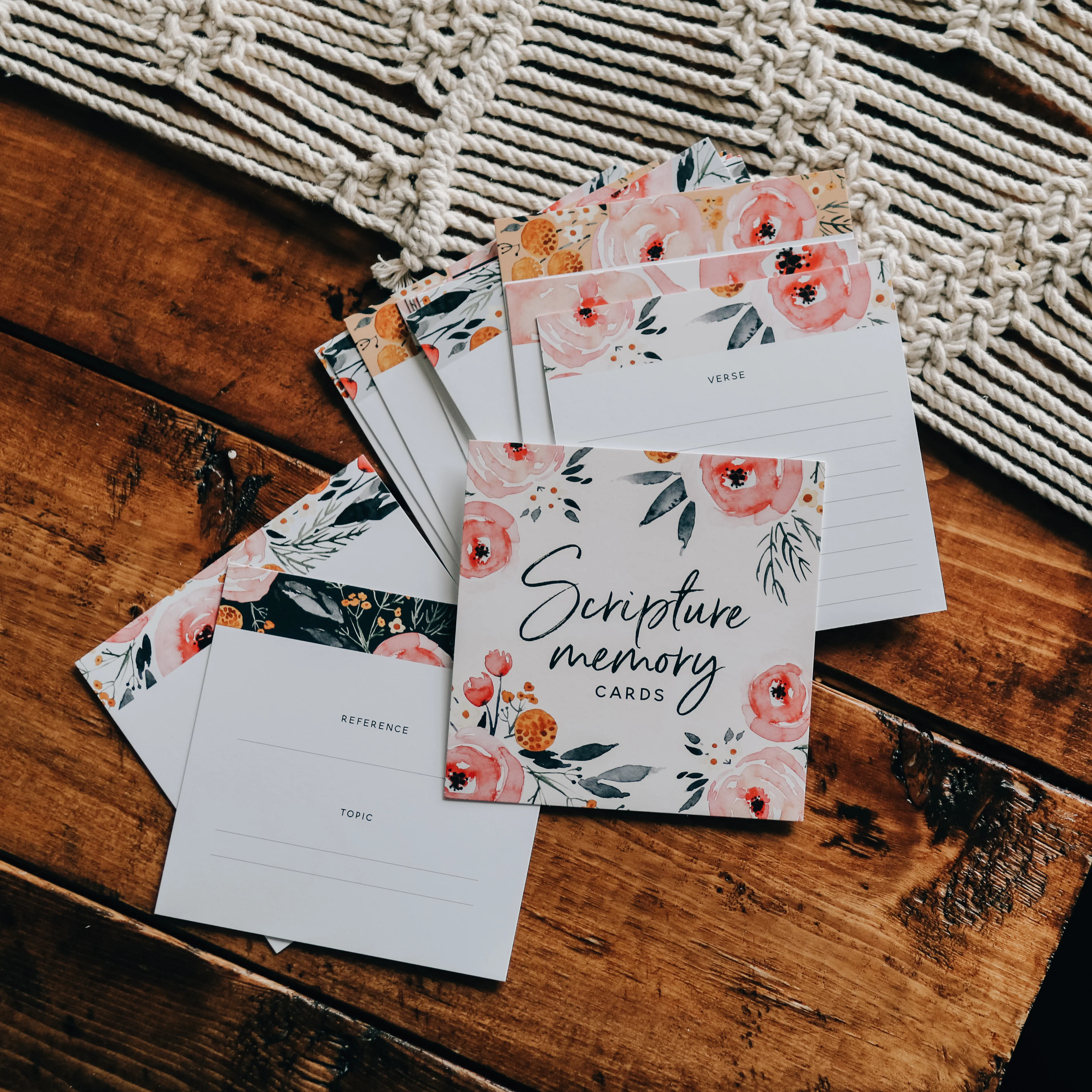Scripture Memory Cards - Floral - Image 2