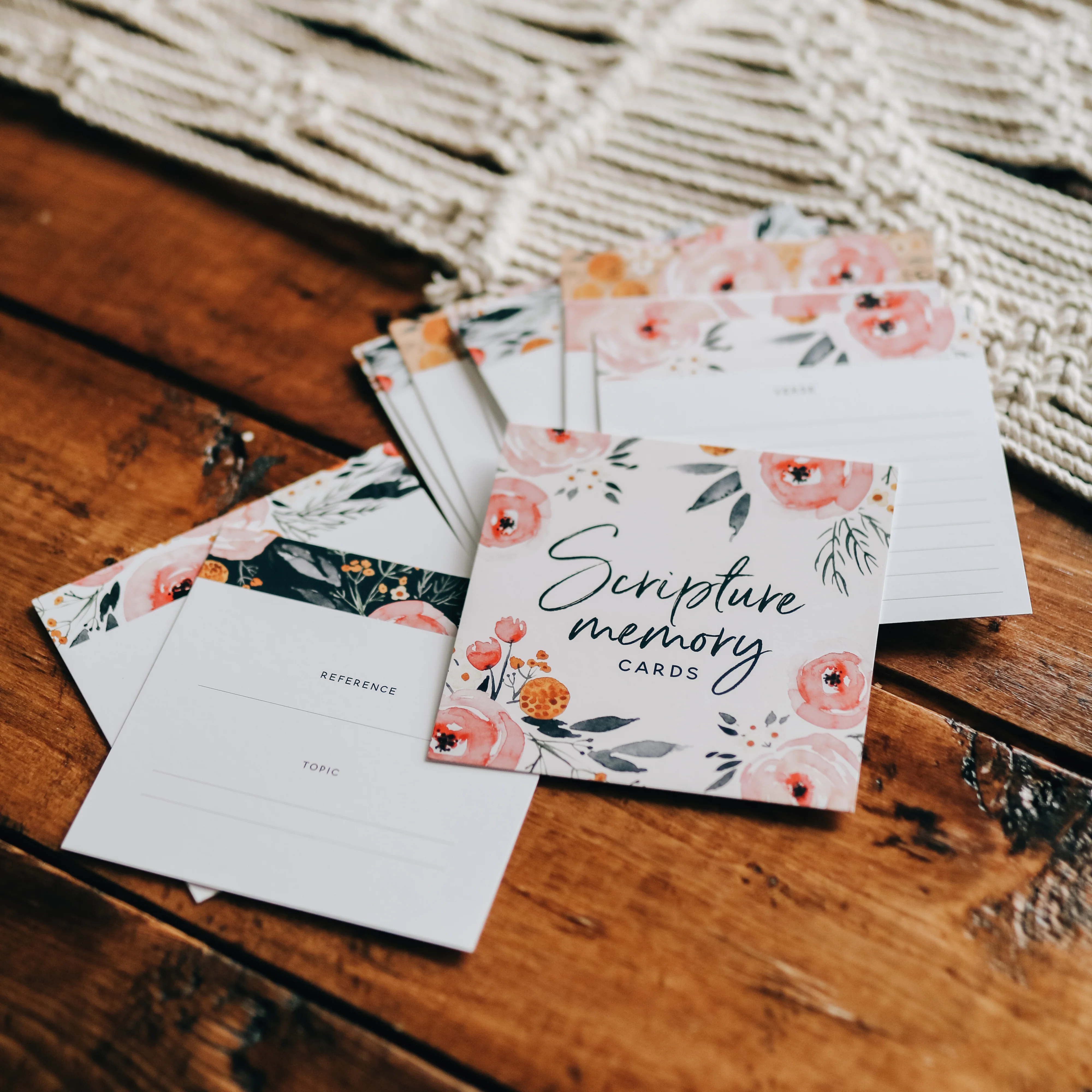 Scripture Memory Cards - Floral - Image 3