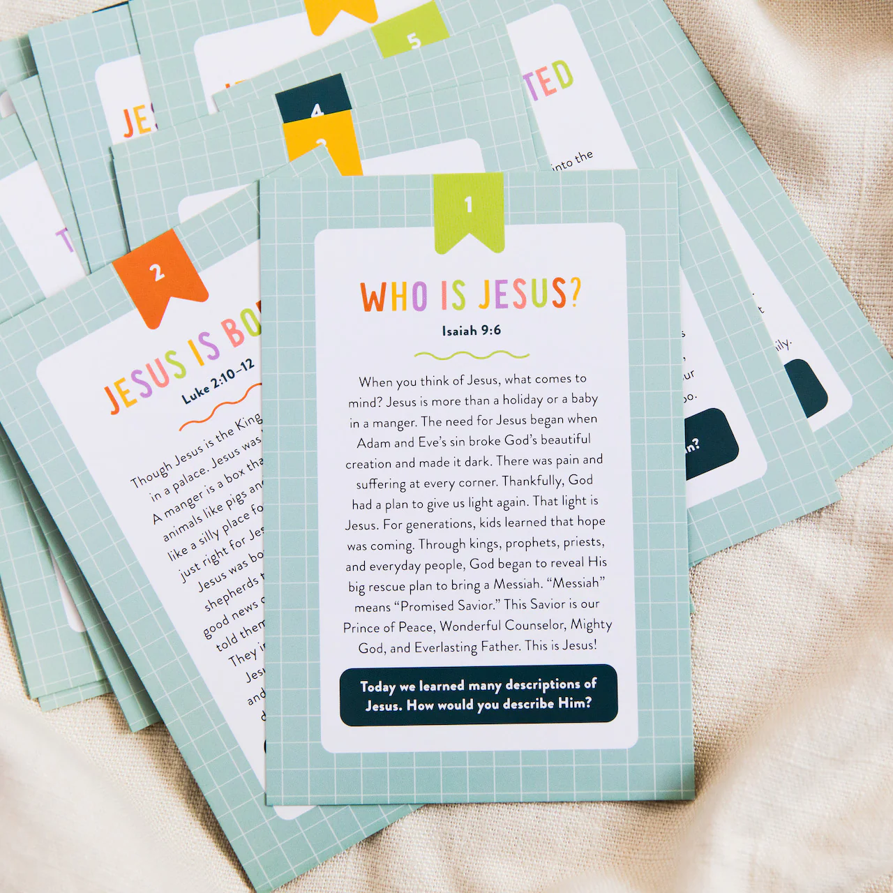 Life of Jesus Kids Cards Set - Image 3