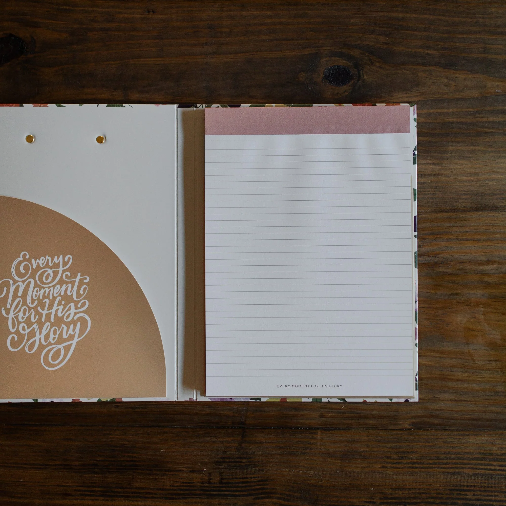 Magnolia Floral Padfolio - Image 3