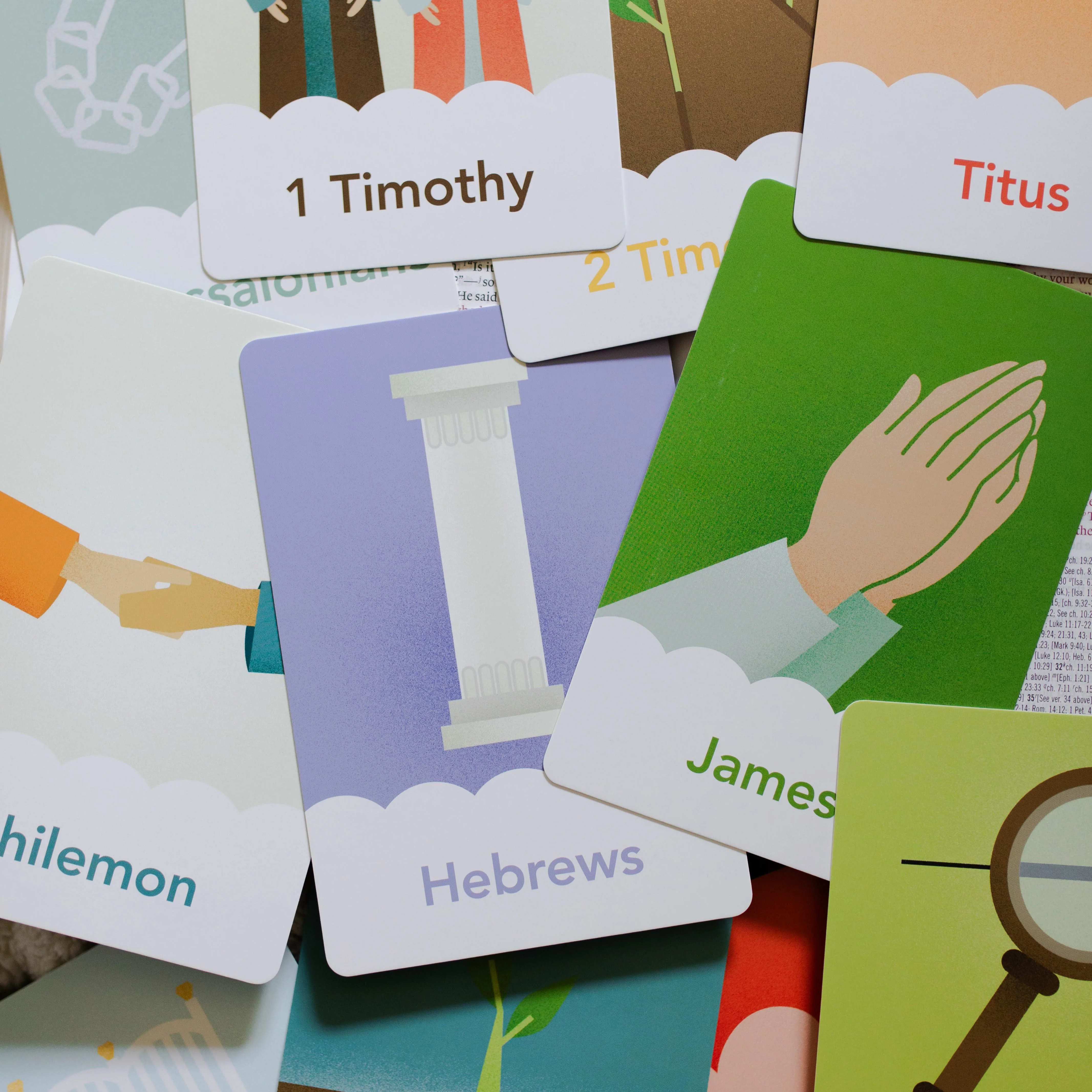 New Testament Books of the Bible Cards - Kids - Image 2