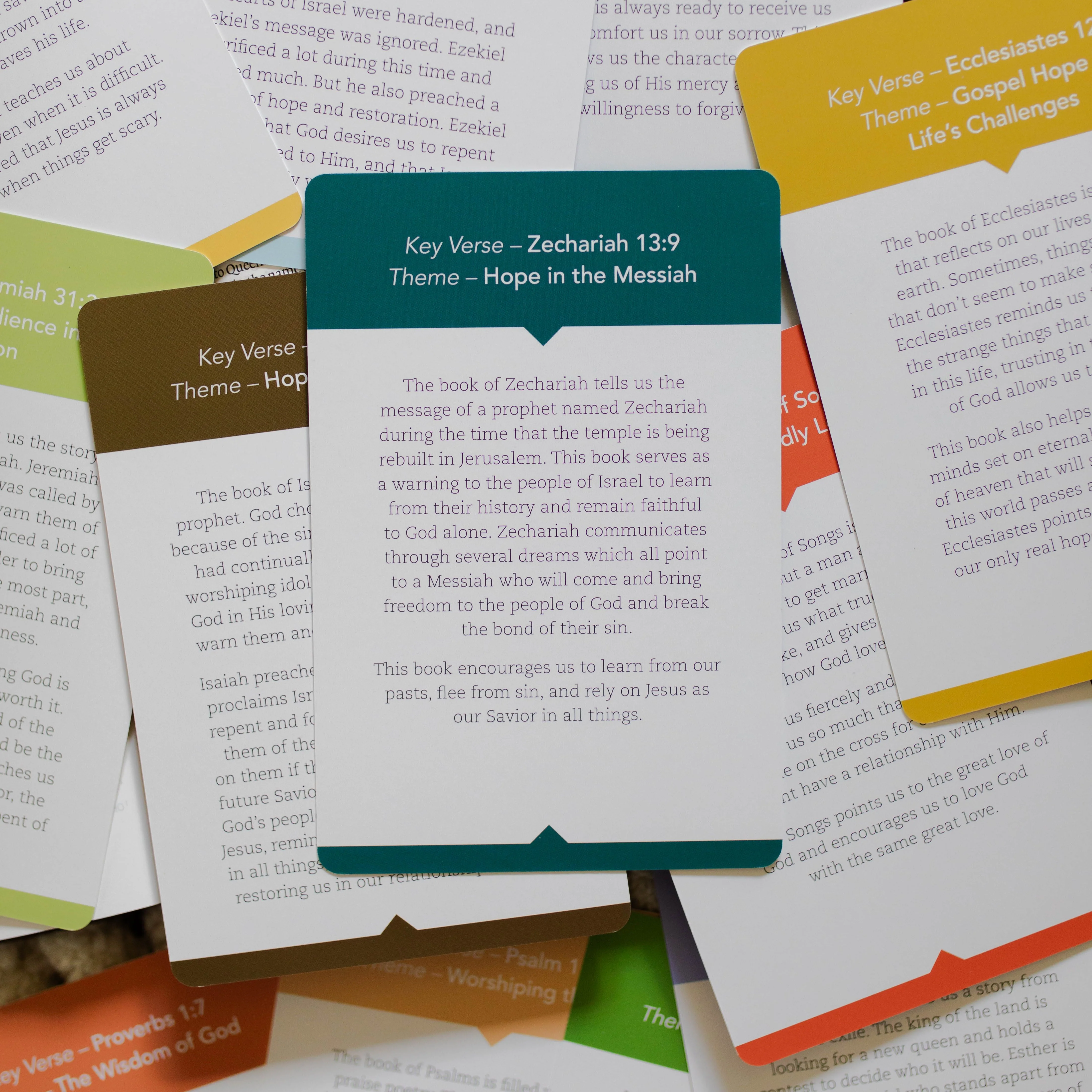 Old Testament Books of the Bible Cards - Kids - Image 2