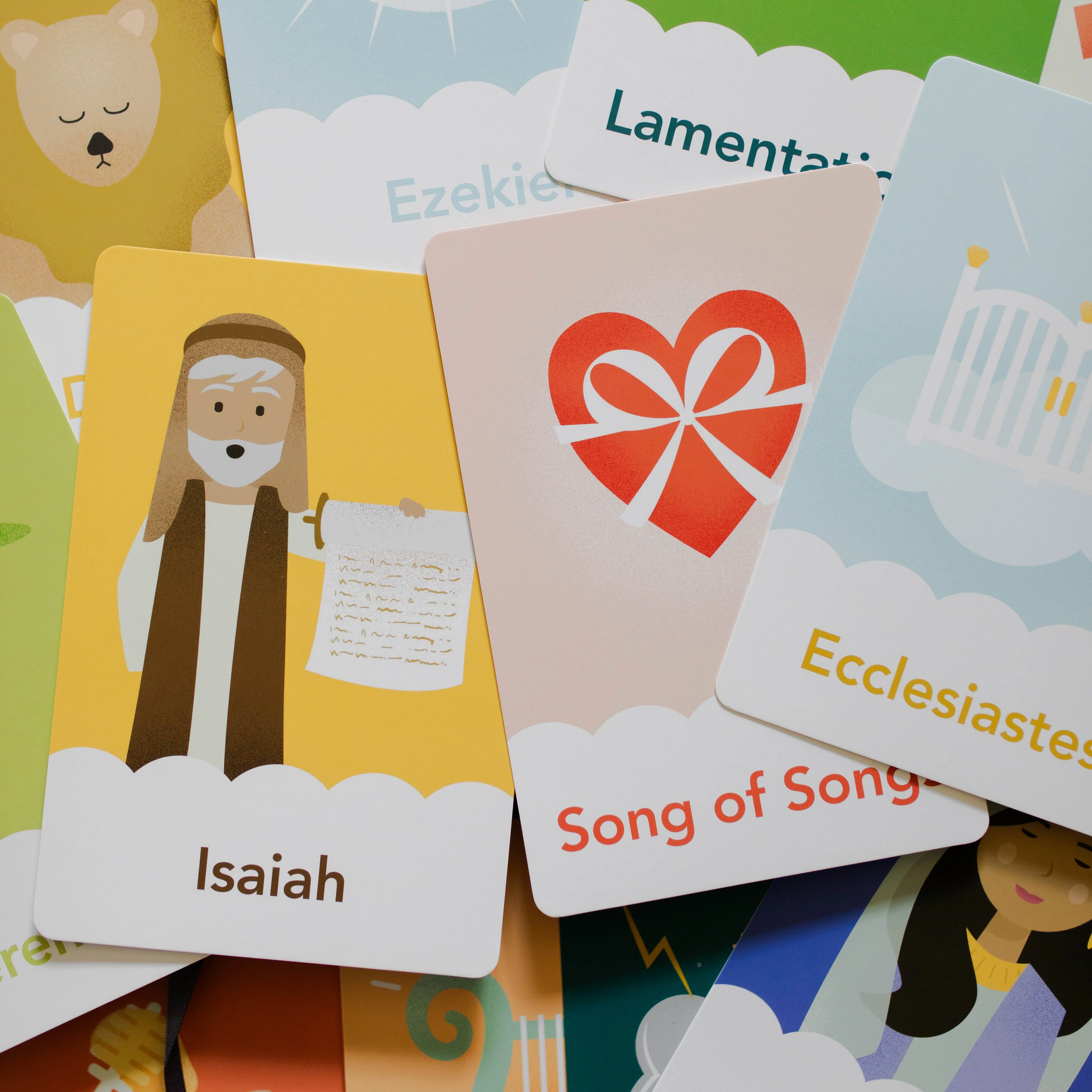 Old Testament Books of the Bible Cards - Kids - Image 3