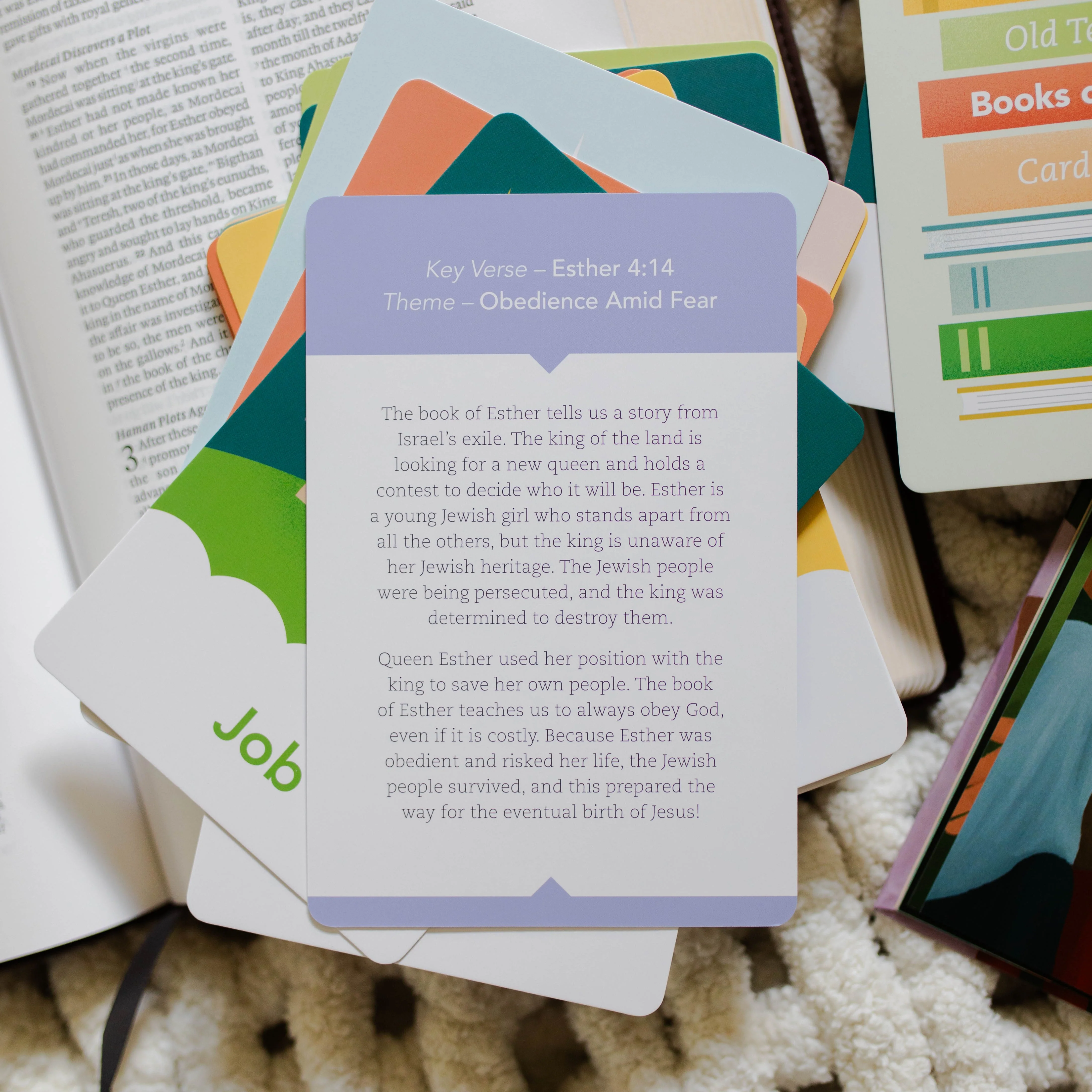 Old Testament Books of the Bible Cards - Kids - Image 4