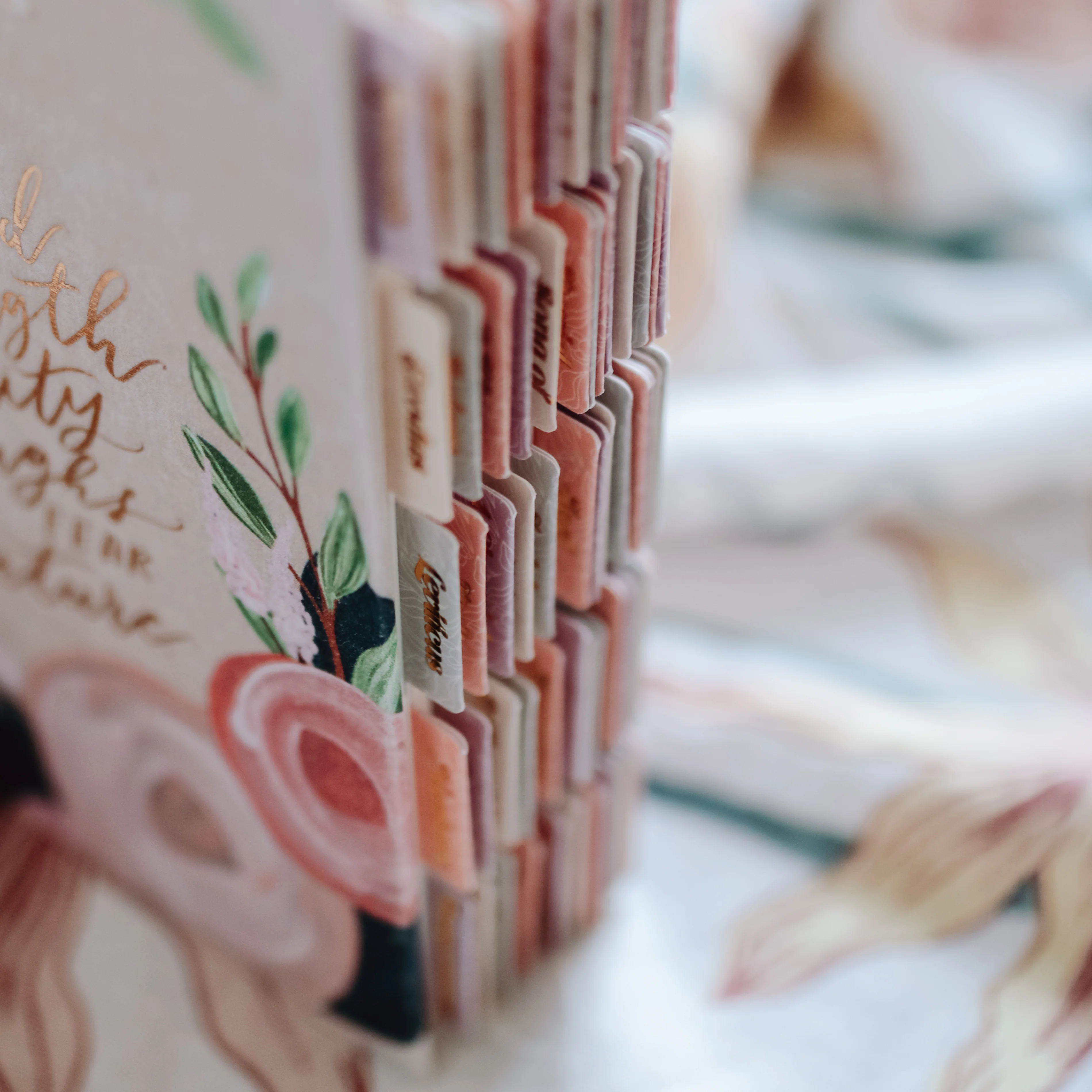 Pastel Floral Bible Tabs - Image 3