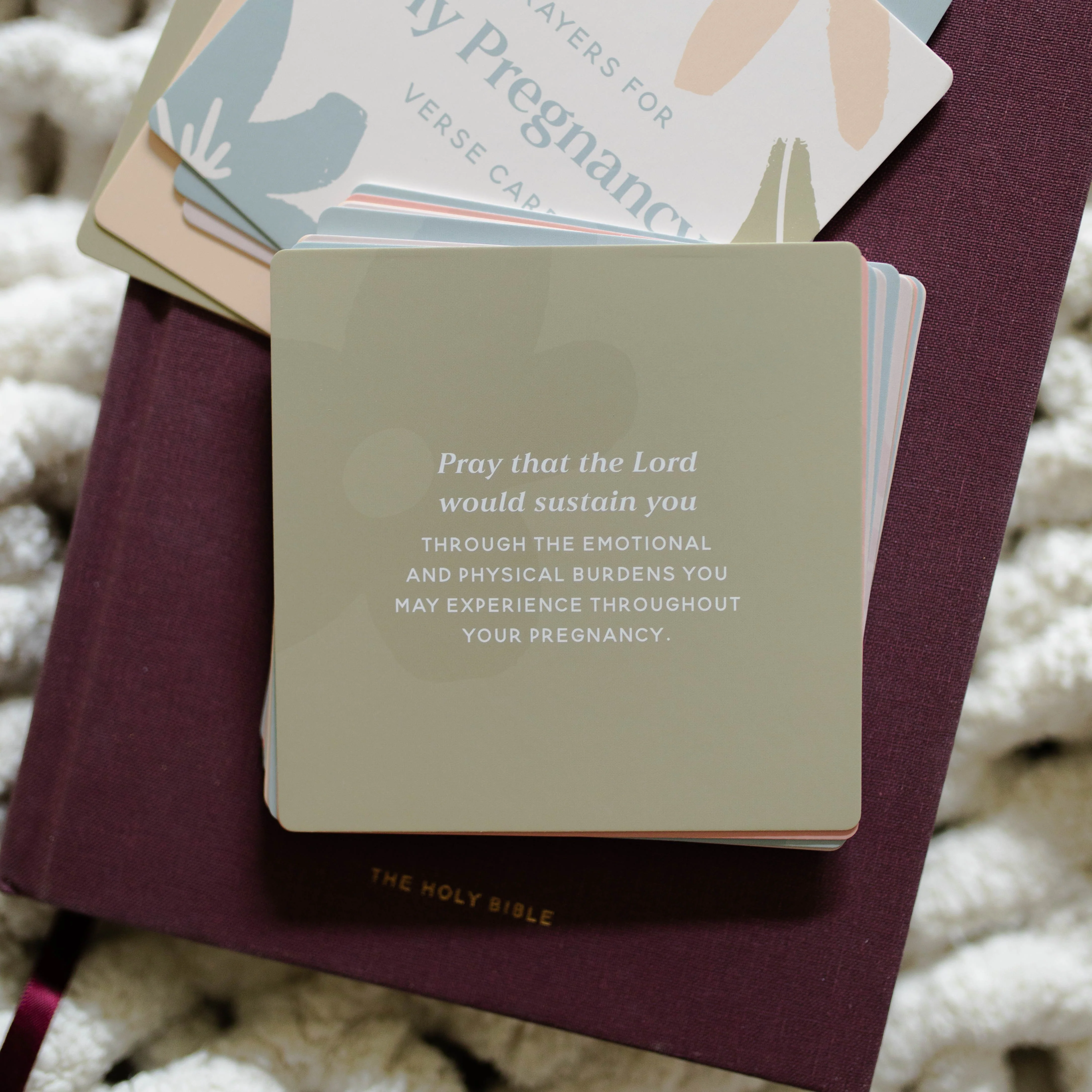 Prayers for My Pregnancy Verse Cards - Image 2