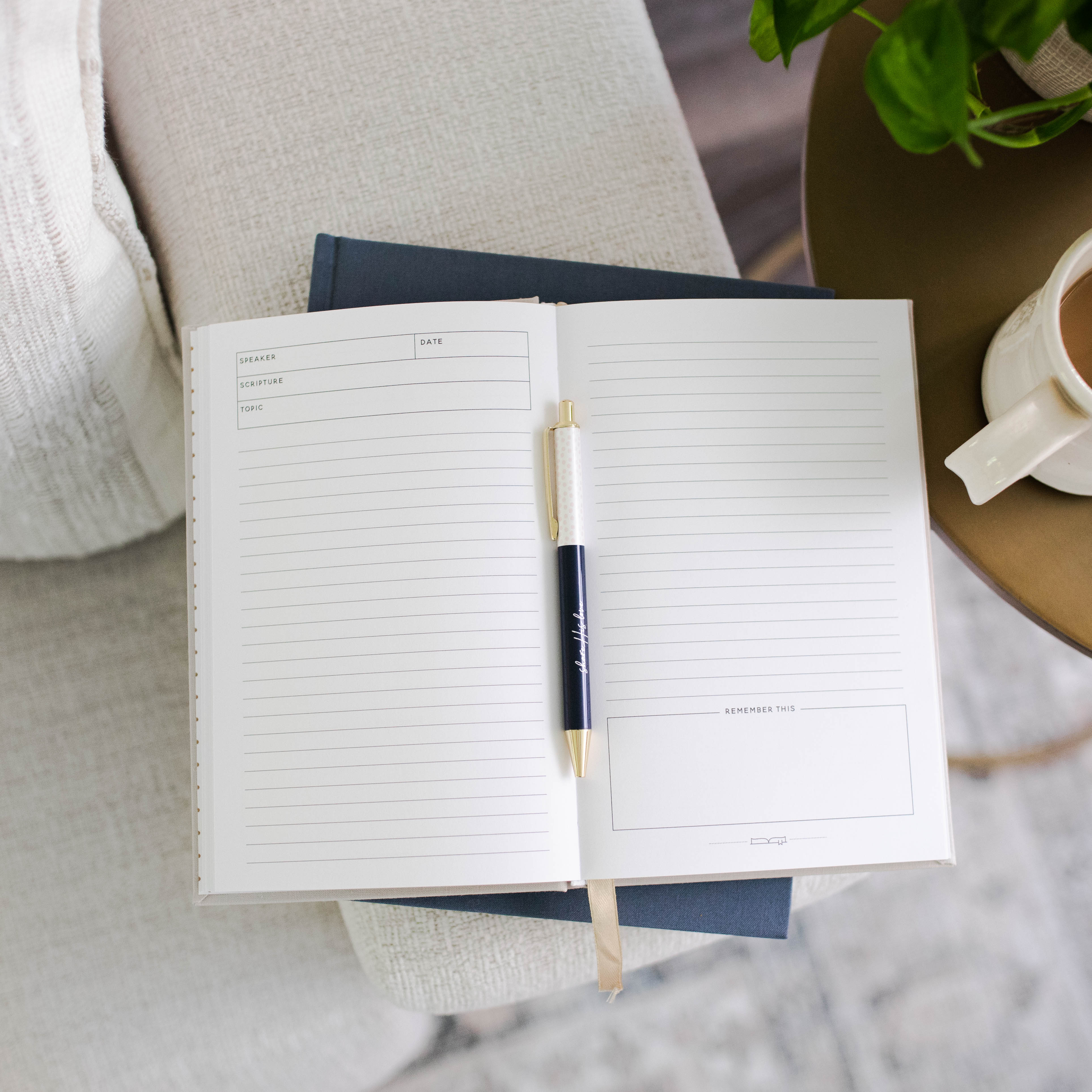 Sermon Notes Journal - Beige - Image 2
