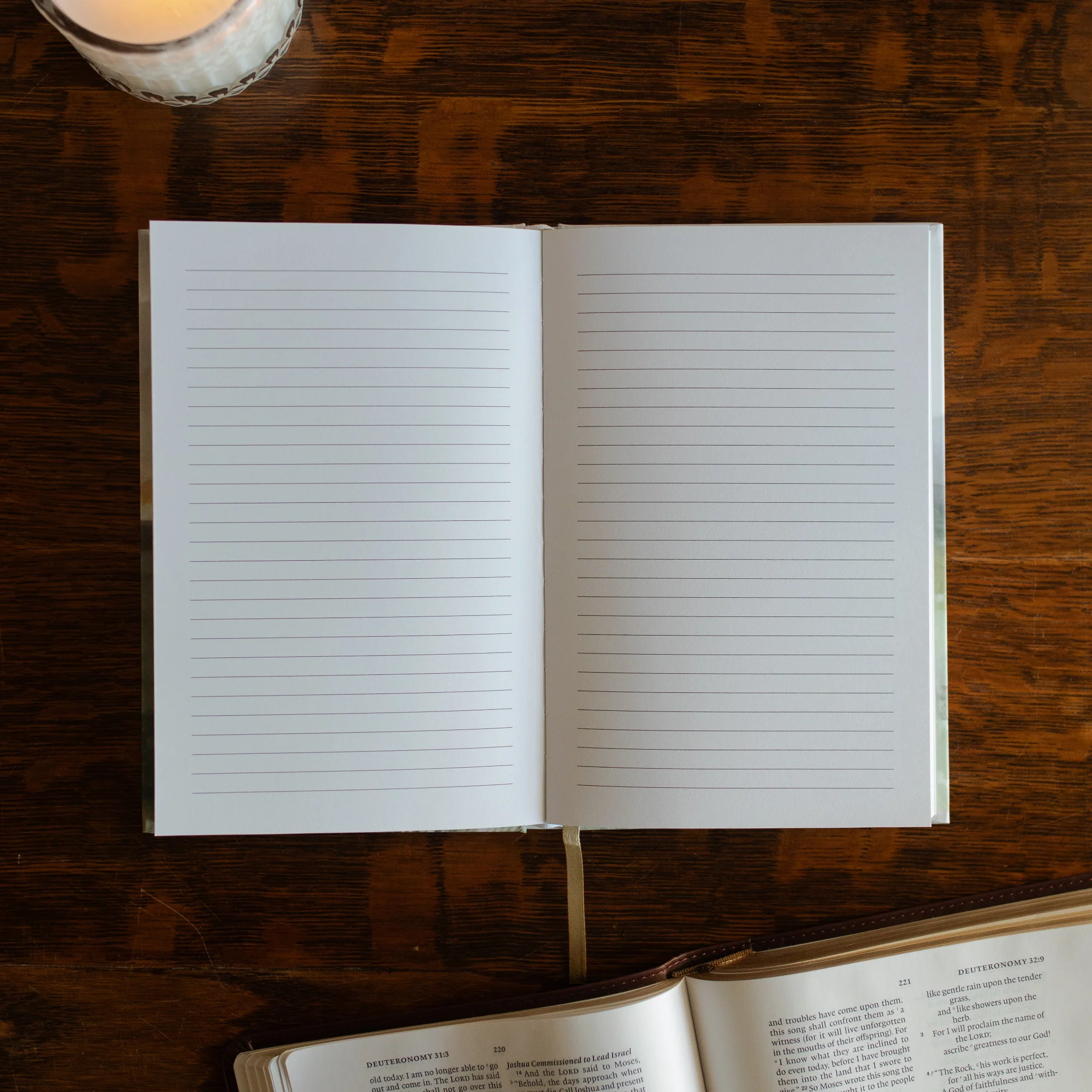 Early Access - Strong and Courageous Lined Journal - Image 2