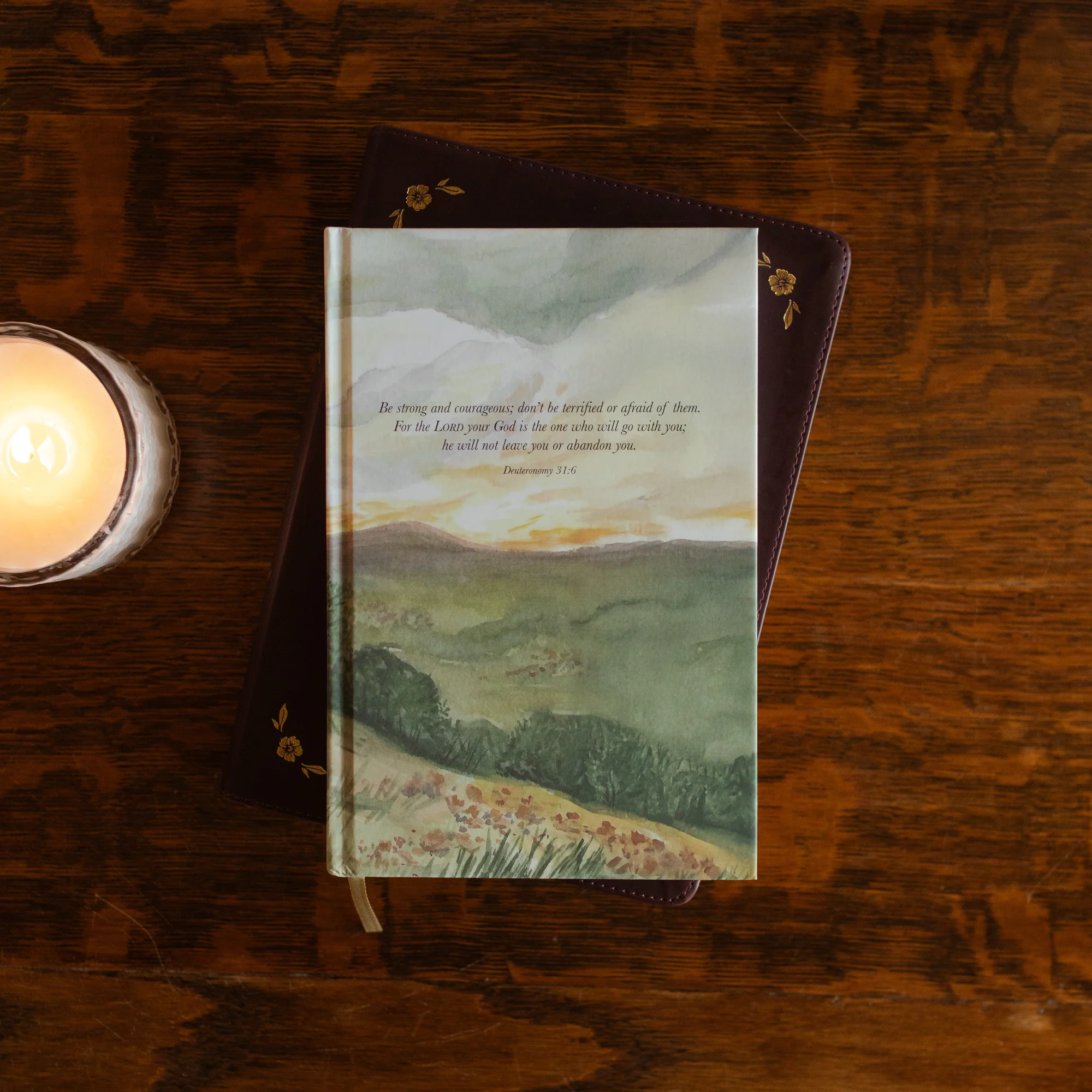 Early Access - Strong and Courageous Lined Journal - Image 3