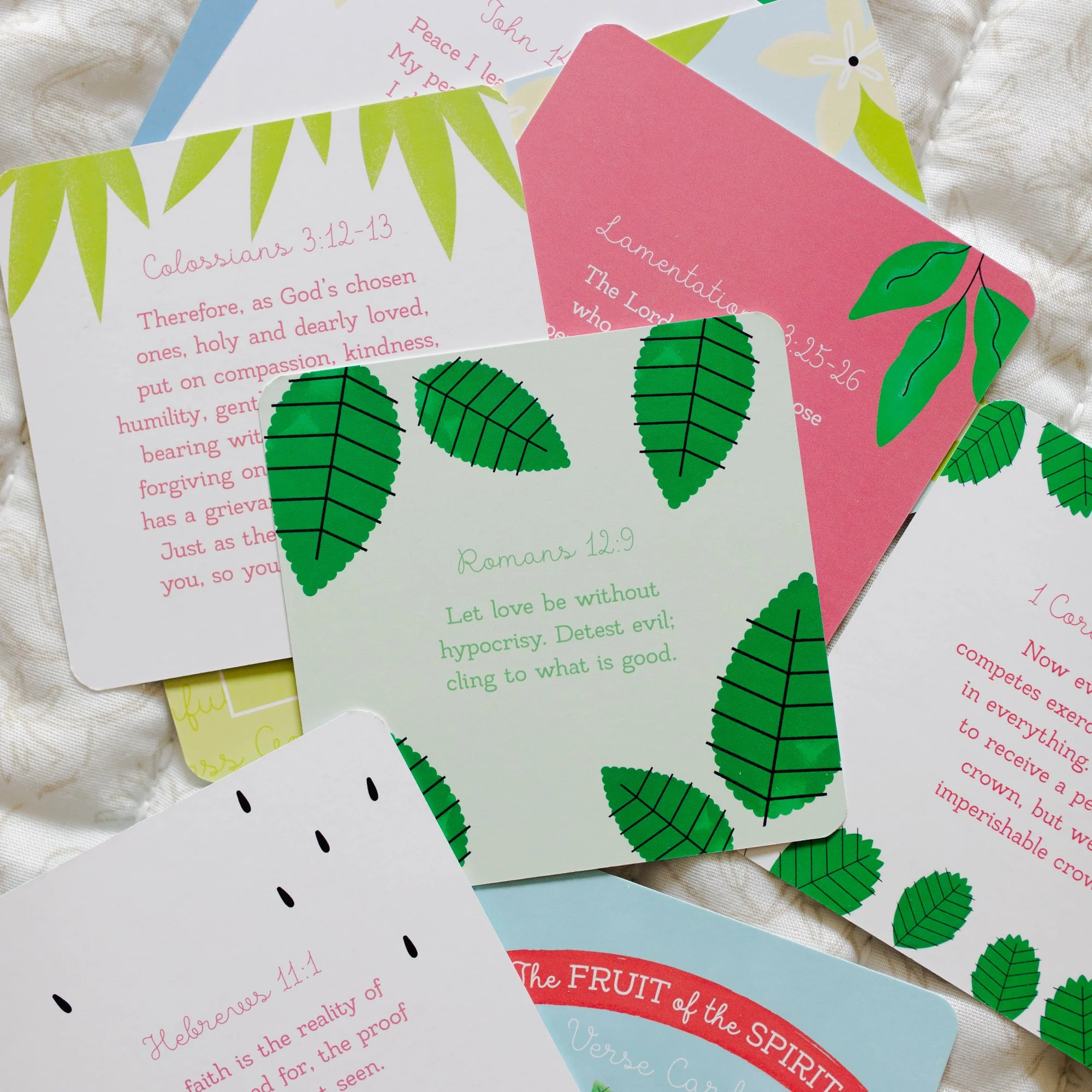 The Fruit of the Spirit Verse Card Set - Kids - Image 3