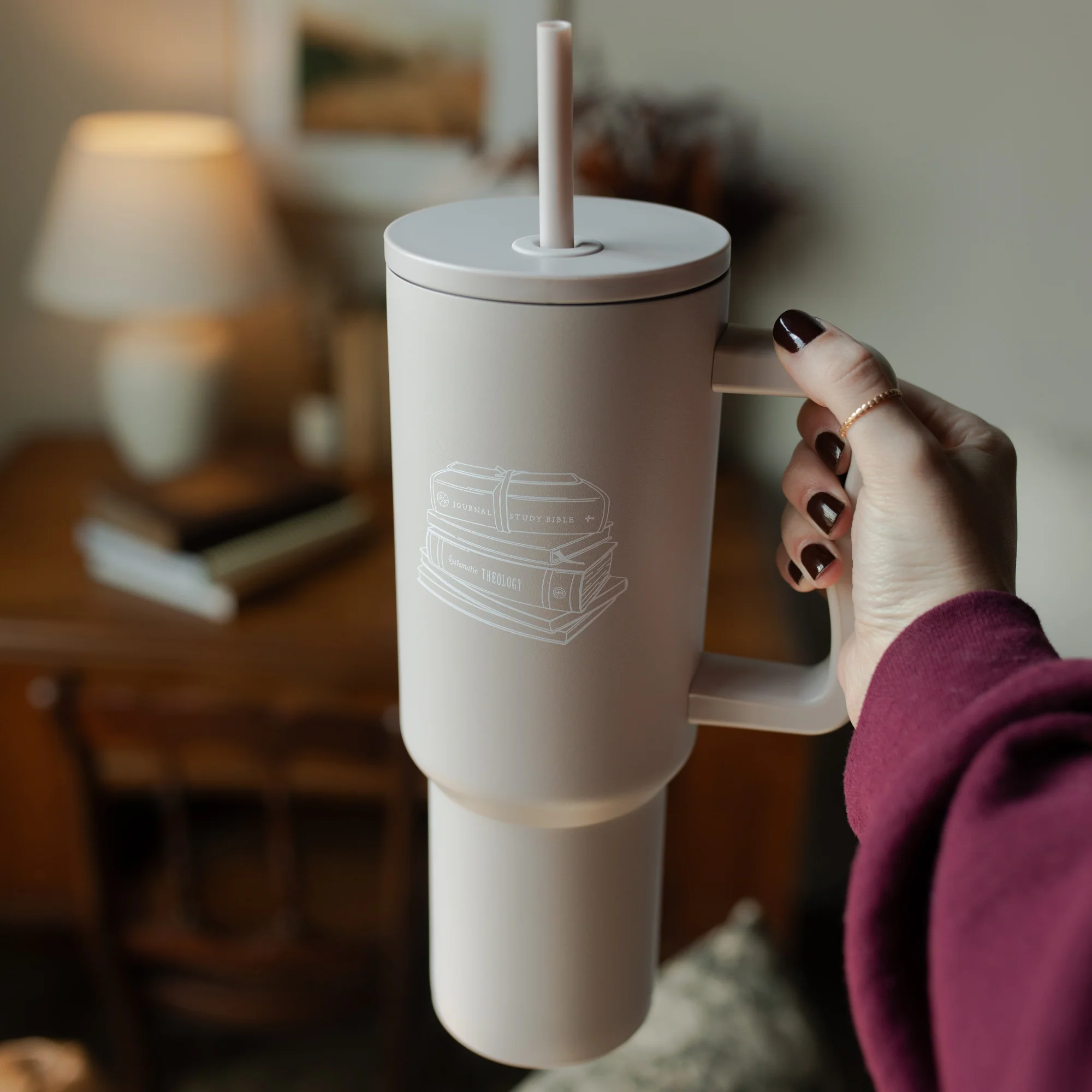Theologian Book Stack Tumbler - Image 4