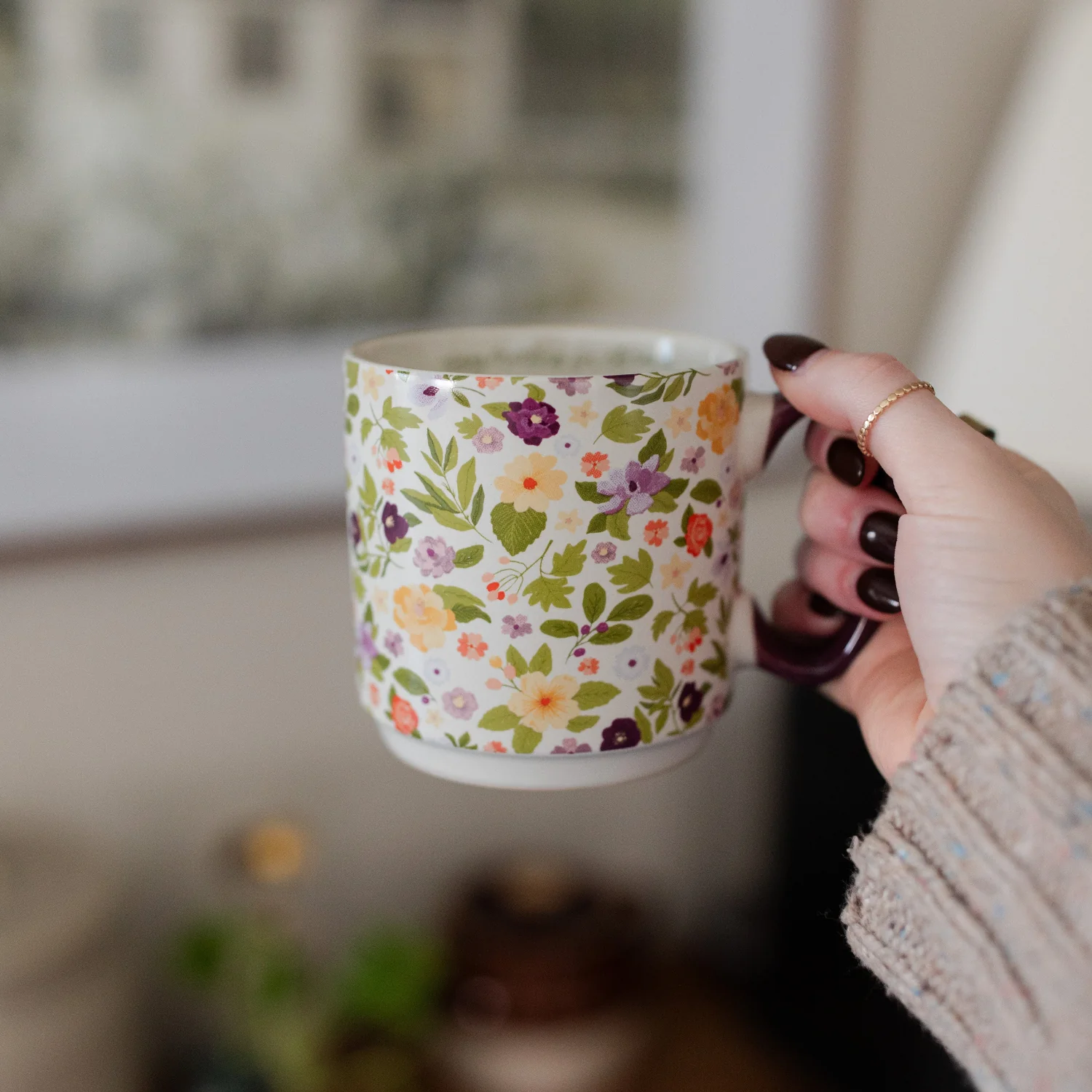 Today Matters Magnolia Floral Mug - Image 3